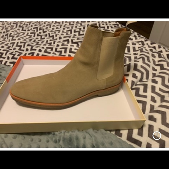 Mens Tan Chelsea Boots size 14 (Like New!!) - Picture 3 of 4